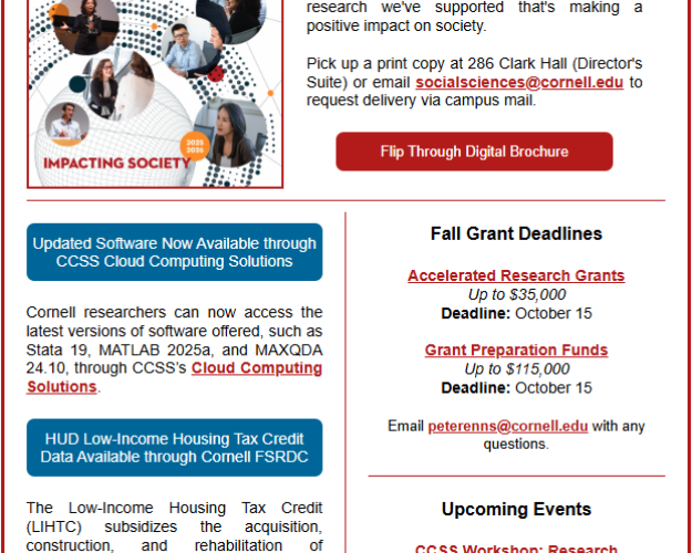 Screenshot of CCSS's October Bits & Bytes newsletter
